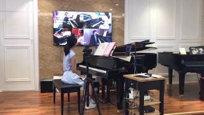 人生就是搏特邀艺术家浙江音乐学院钢琴系丁阳博士Hybrid远程教育大师班+音乐会圆满成功
